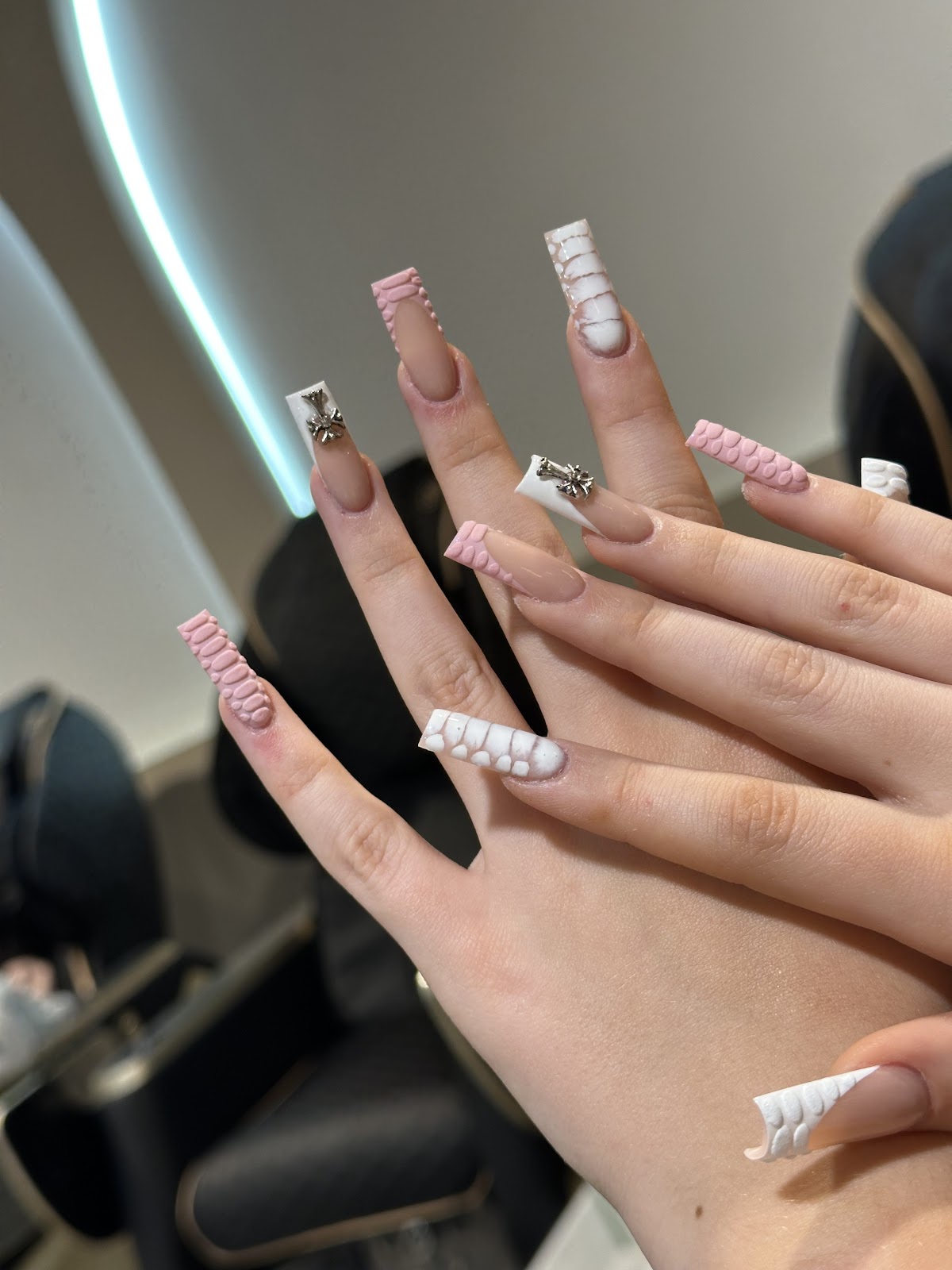 Precision nail art and designs